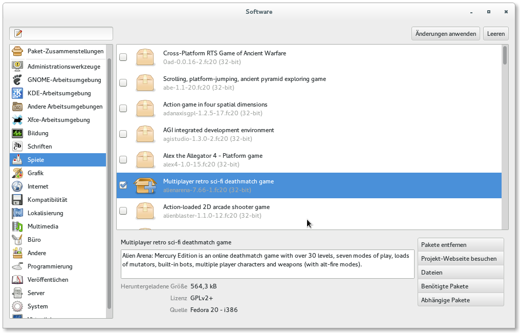 GNOME-Software Window