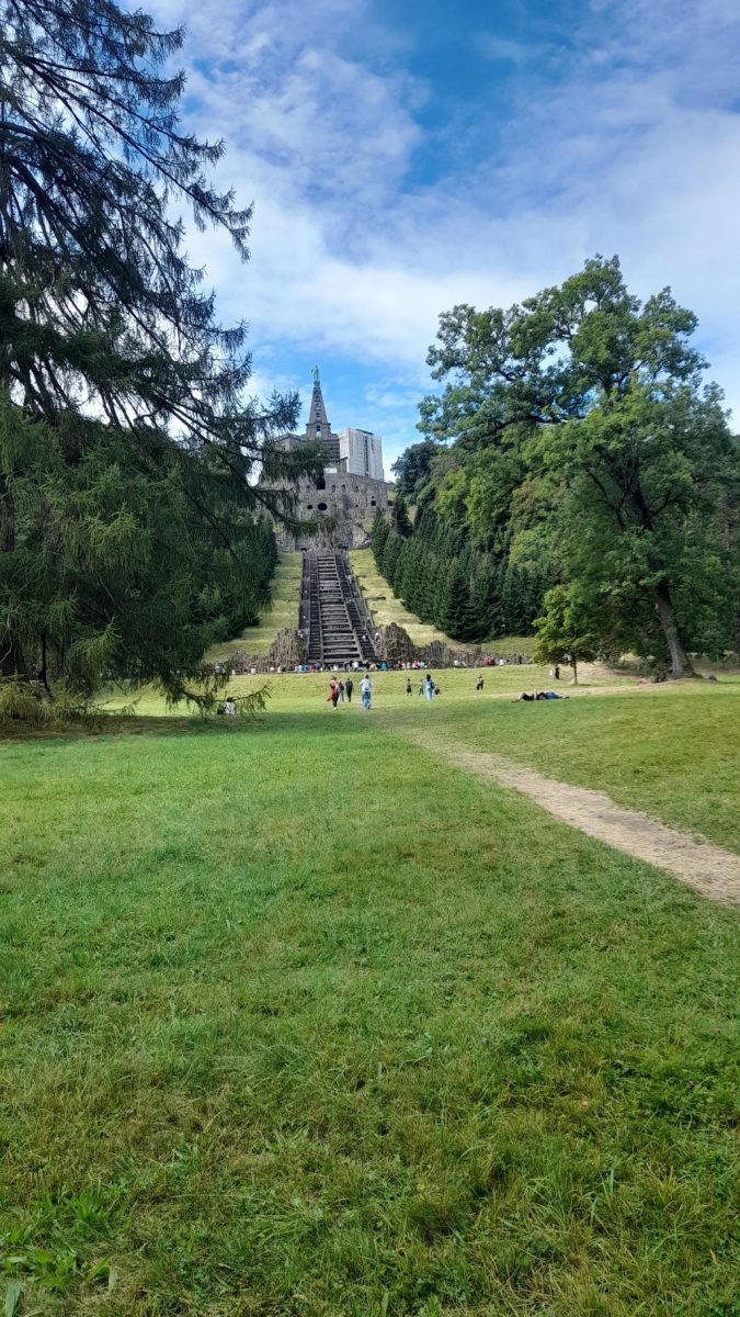 Herkules Kaskaden vom Schloss aus gesehen